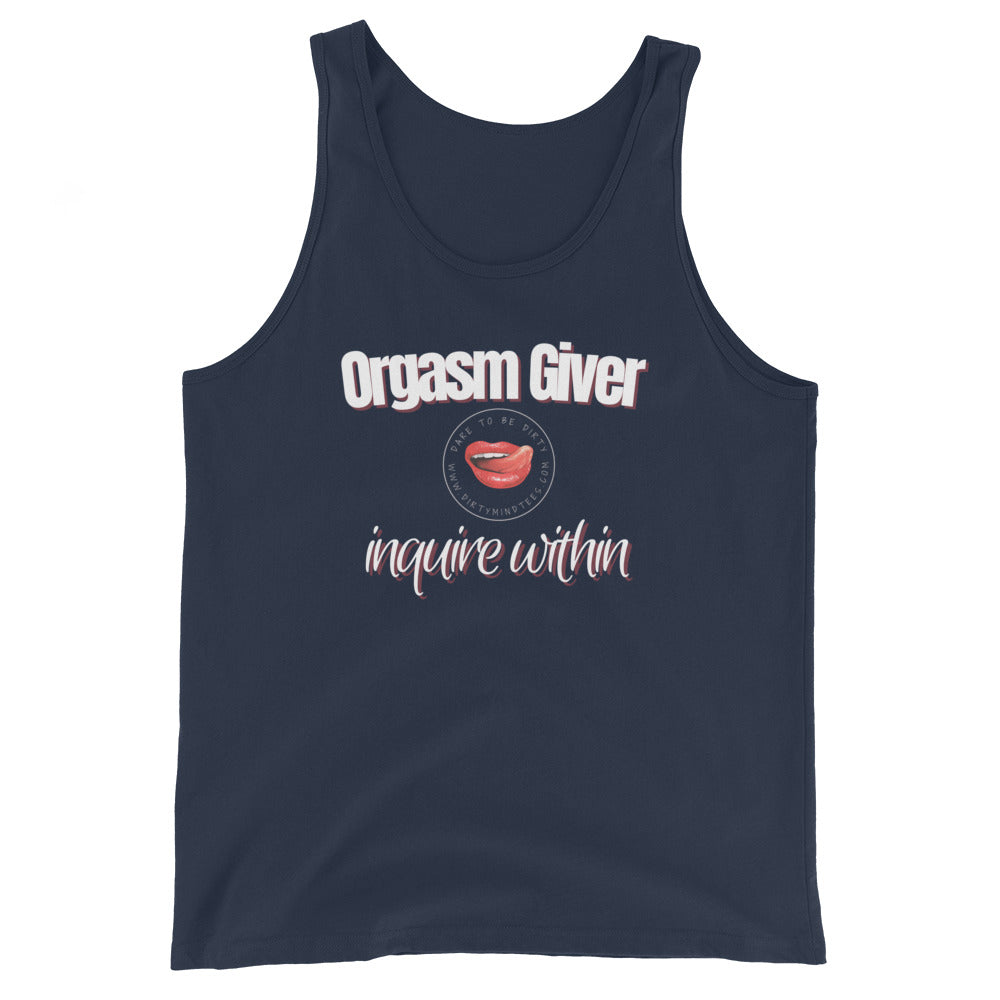 Orgasm Giver Unisex Tank