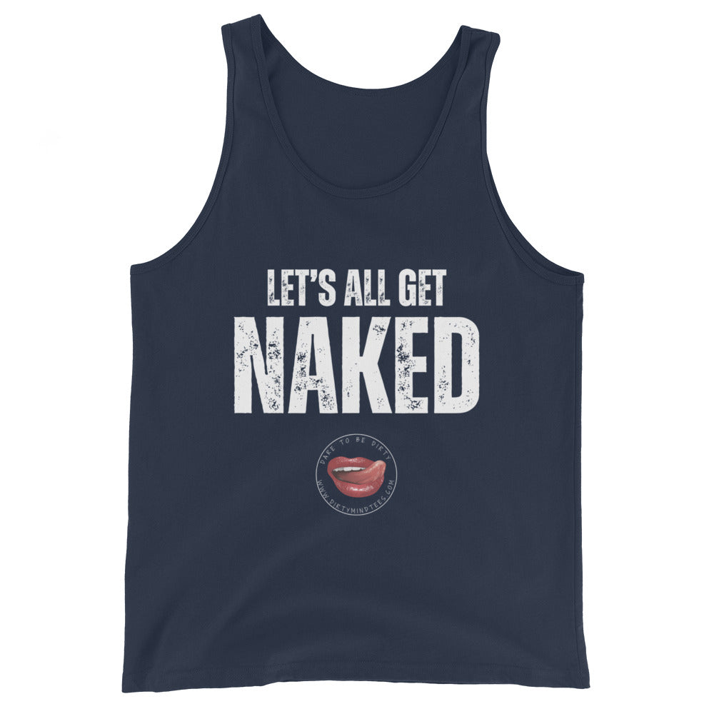 Let's Get Naked Men's Tank Top