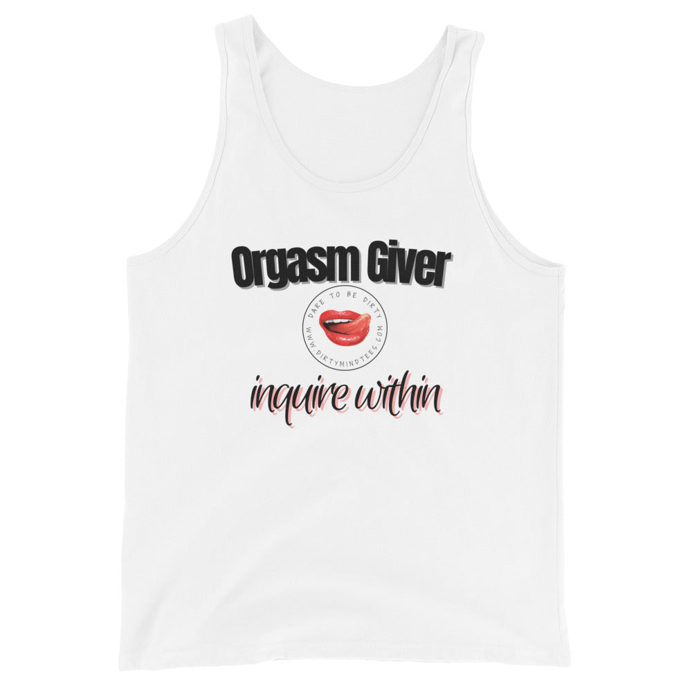 Orgasm Giver Unisex Tank