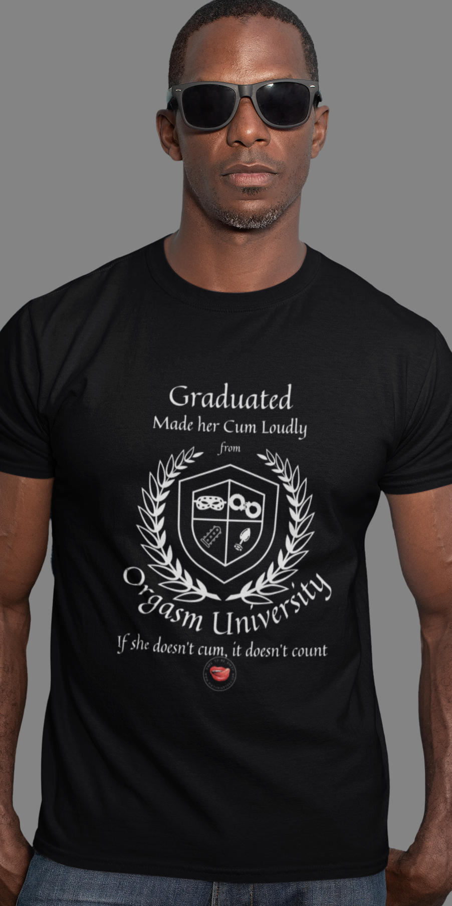 Made Her Cum Loudly Men's Tee