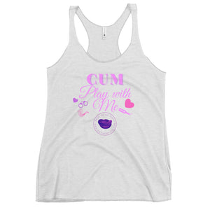 Cum Play With Me Women's Racerback Tank