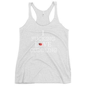 I Love Cuddling Women's Racerback Tank
