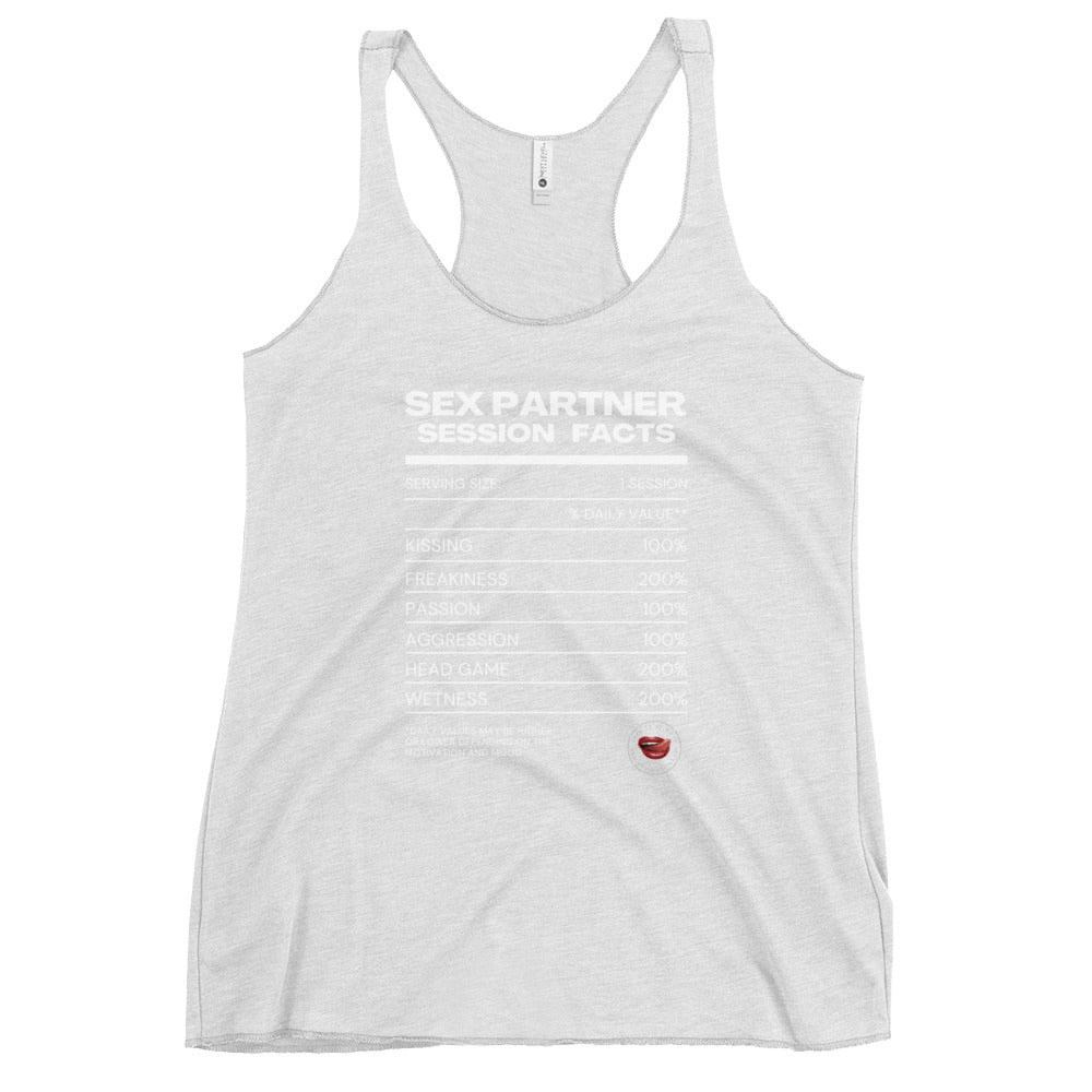 Women's Sex Facts Racerback Tank
