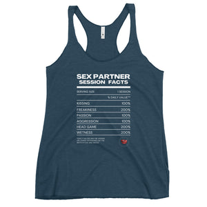 Women's Sex Facts Racerback Tank