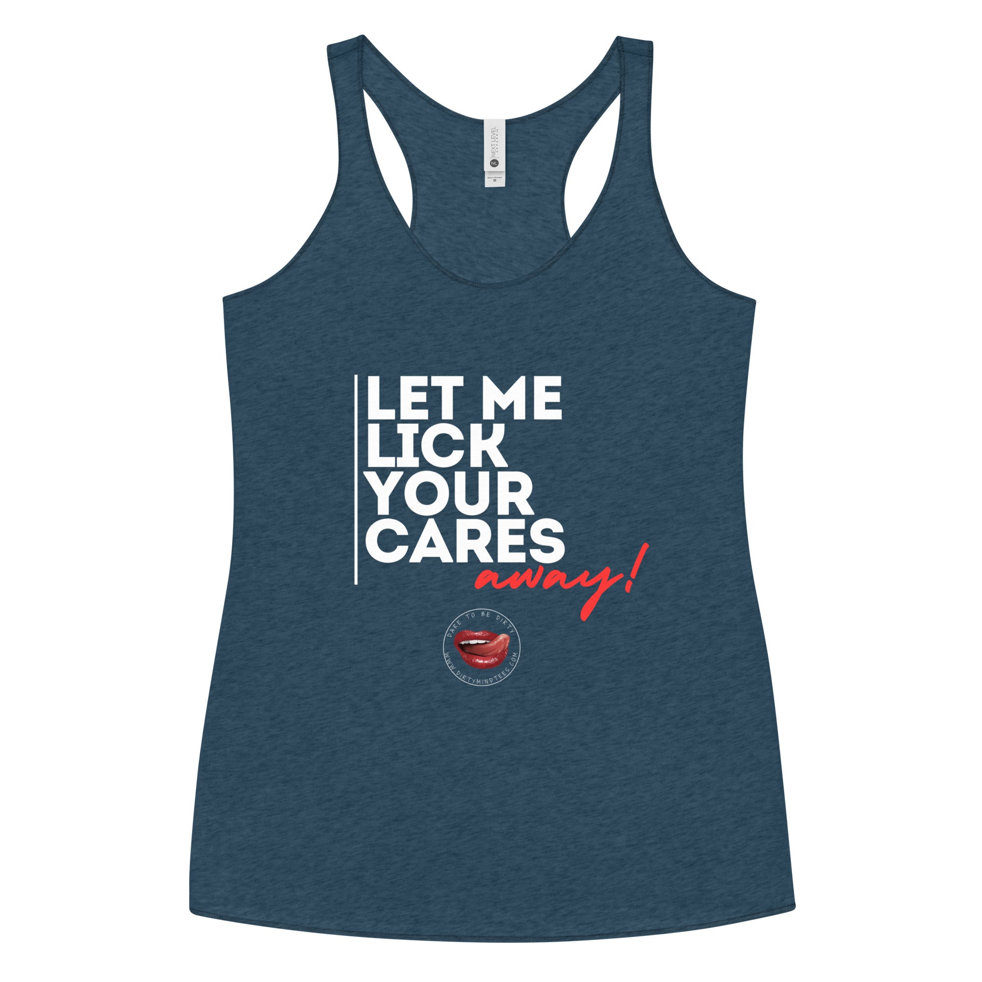 Lick Away Your Cares Women's Racerback Tank