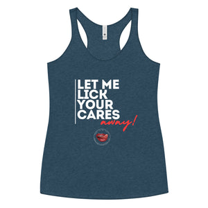 Lick Away Your Cares Women's Racerback Tank
