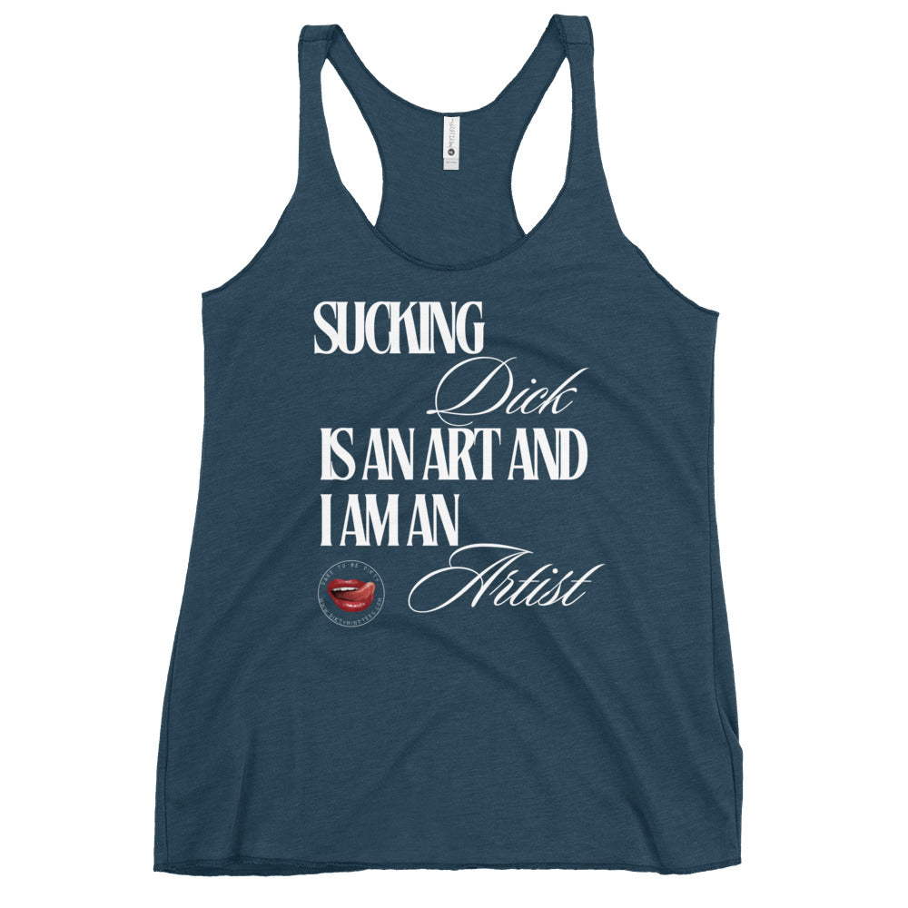 I Am an Artist Women's Racerback Tank