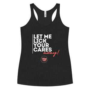 Lick Away Your Cares Women's Racerback Tank