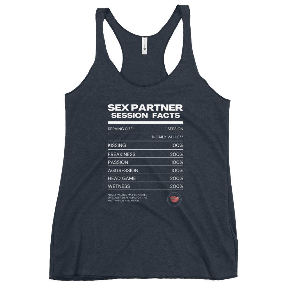 Women's Sex Facts Racerback Tank