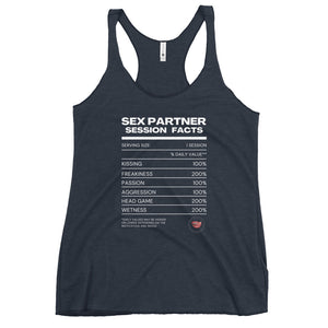 Women's Sex Facts Racerback Tank