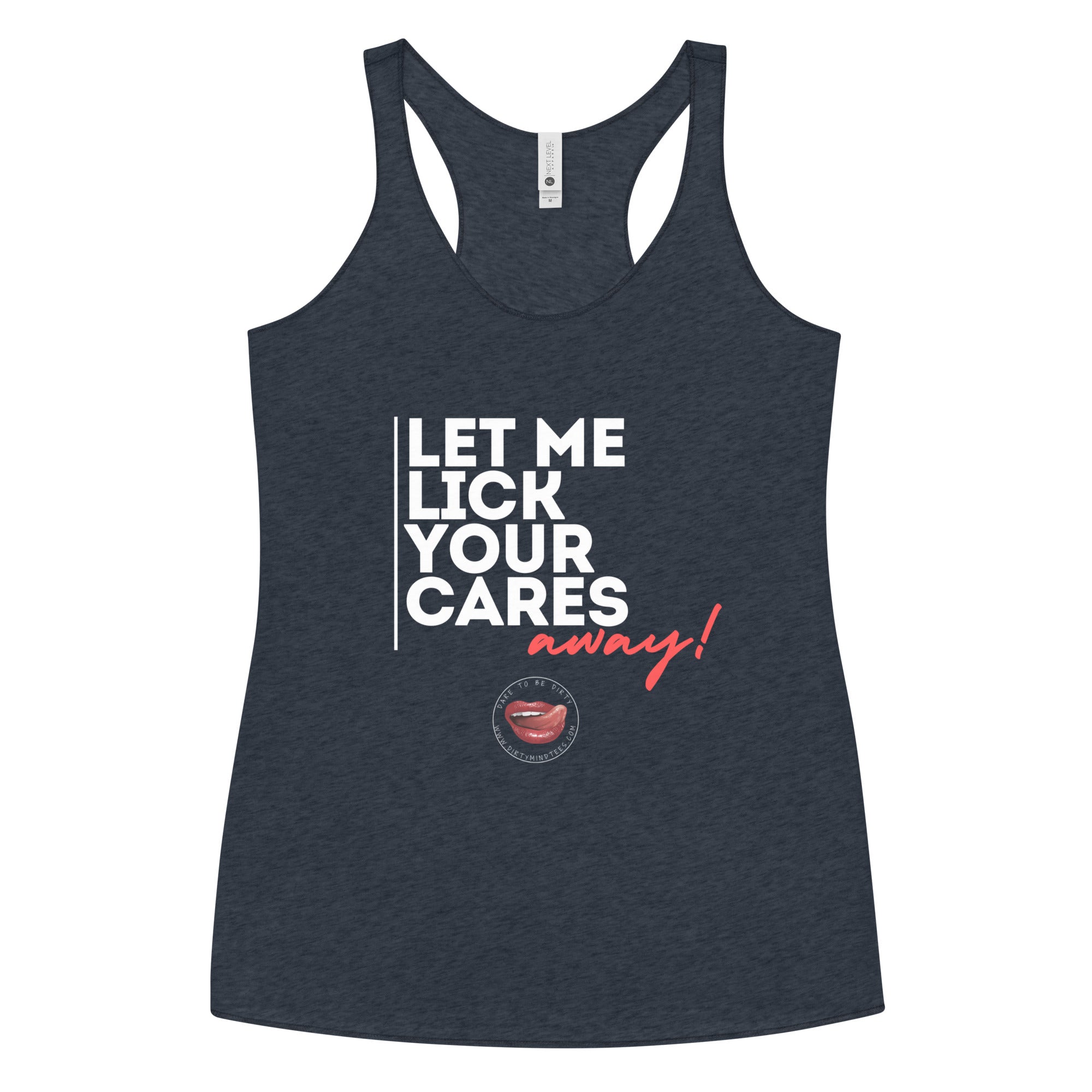 Lick Away Your Cares Women's Racerback Tank