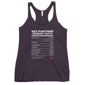 Women's Sex Facts Racerback Tank