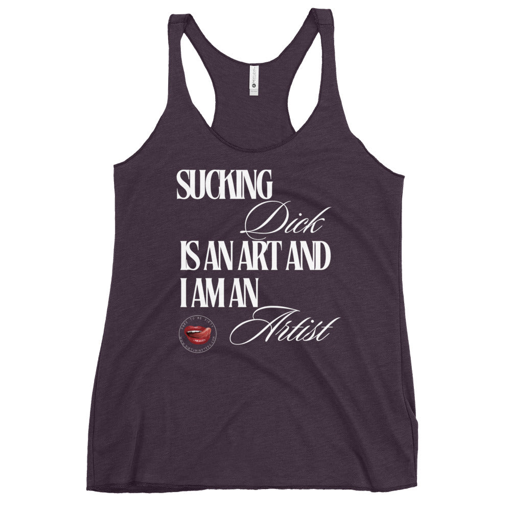 I Am an Artist Women's Racerback Tank