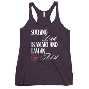 I Am an Artist Women's Racerback Tank