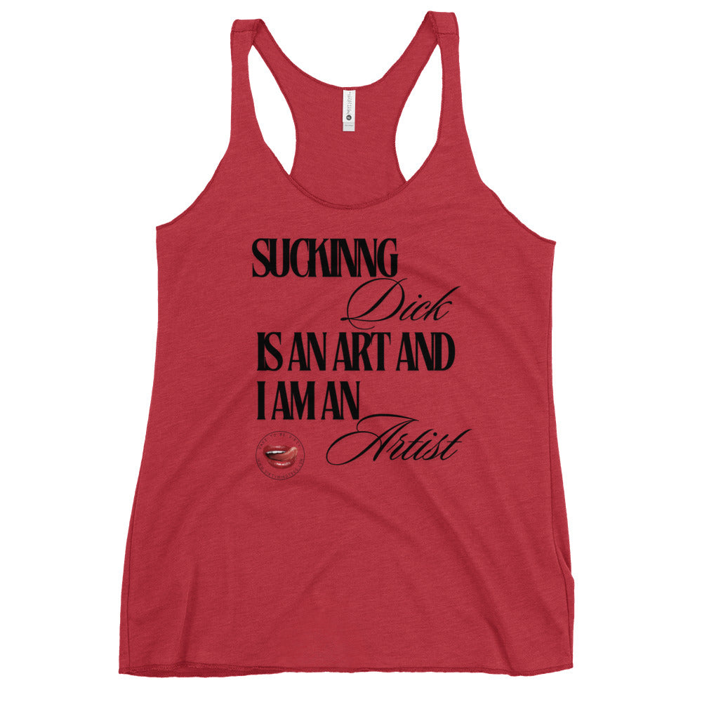 I Am an Artist Women's Racerback Tank