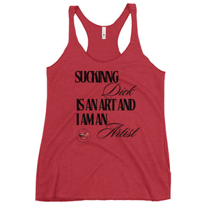 I Am an Artist Women's Racerback Tank