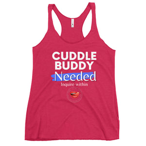 Cuddle Buddy Women's Racerback Tank