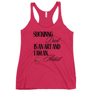 I Am an Artist Women's Racerback Tank