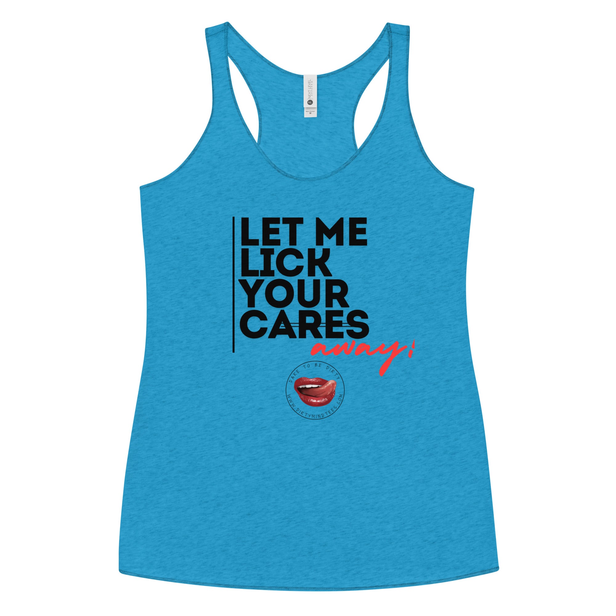 Lick Away Your Cares Women's Racerback Tank