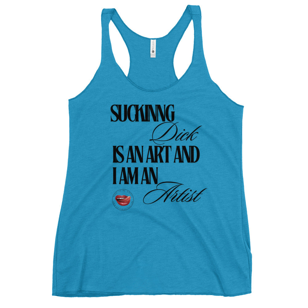 I Am an Artist Women's Racerback Tank